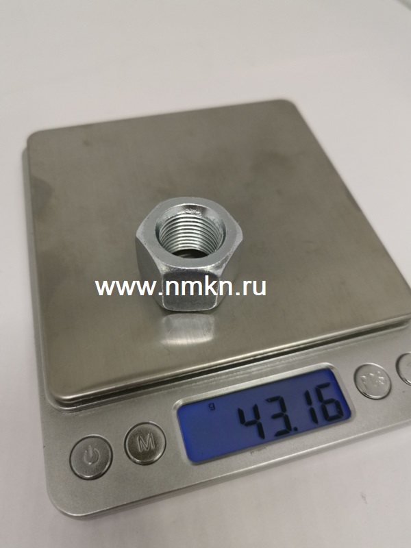 Гайка М16х1,5 стремянки высокая h19 250691 цинк гайка 250691 п29 м16х1,5 высокая h19 в интернет-магазине НМК