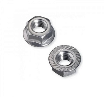 Гайка 4599551819 М8х1.25 с фланцем s=13 цинк гайка 4599551819 п29 м8 с фланцем в Нижнем Новгороде